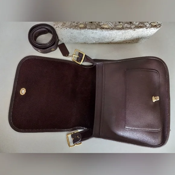 Coach Stewardess Bag #9525, 1996, Mahogany Brown - Picture 15 of 16